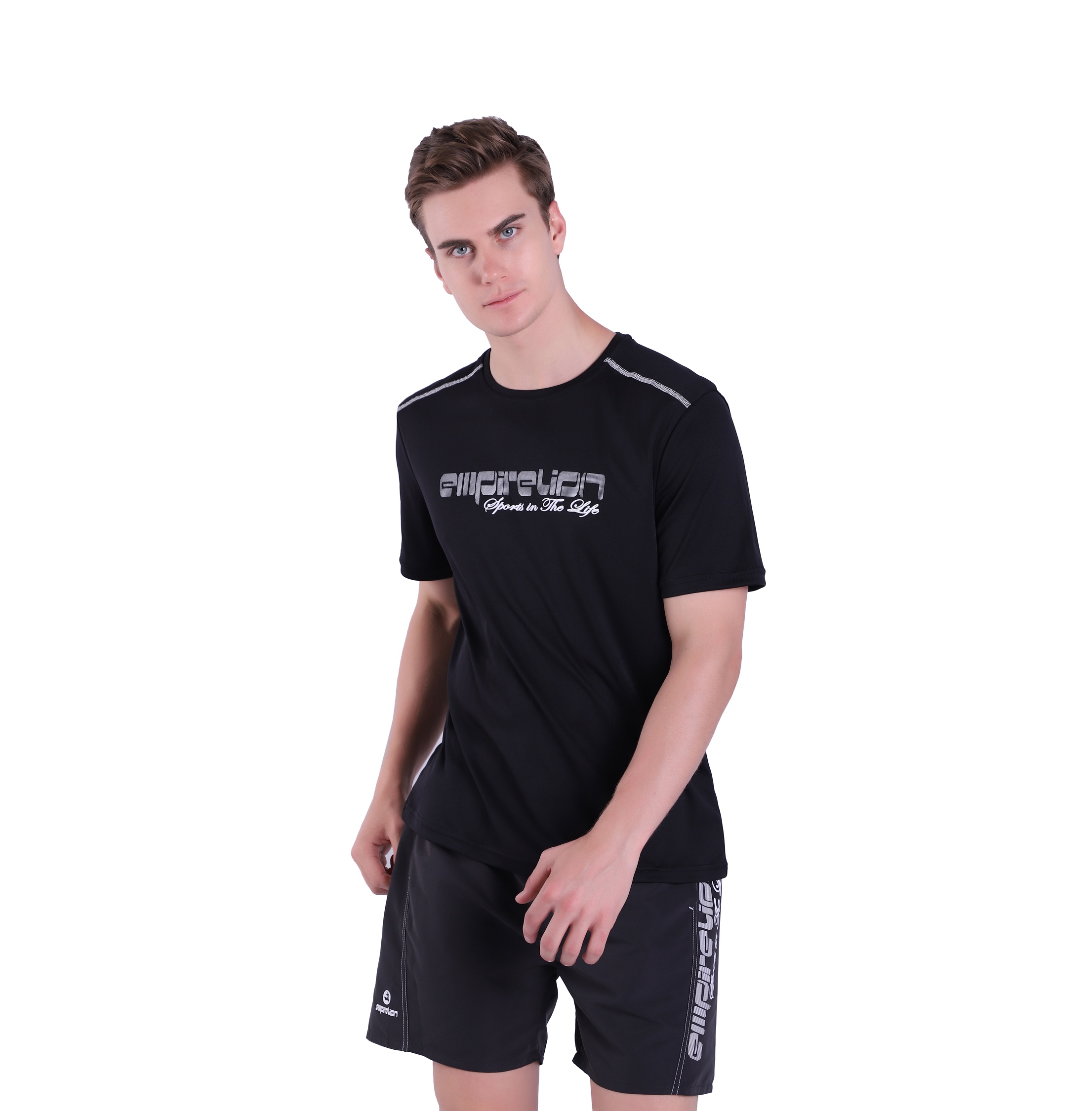 Mens T-shirt Top beach Sports Workout short sleeve T-Shirt