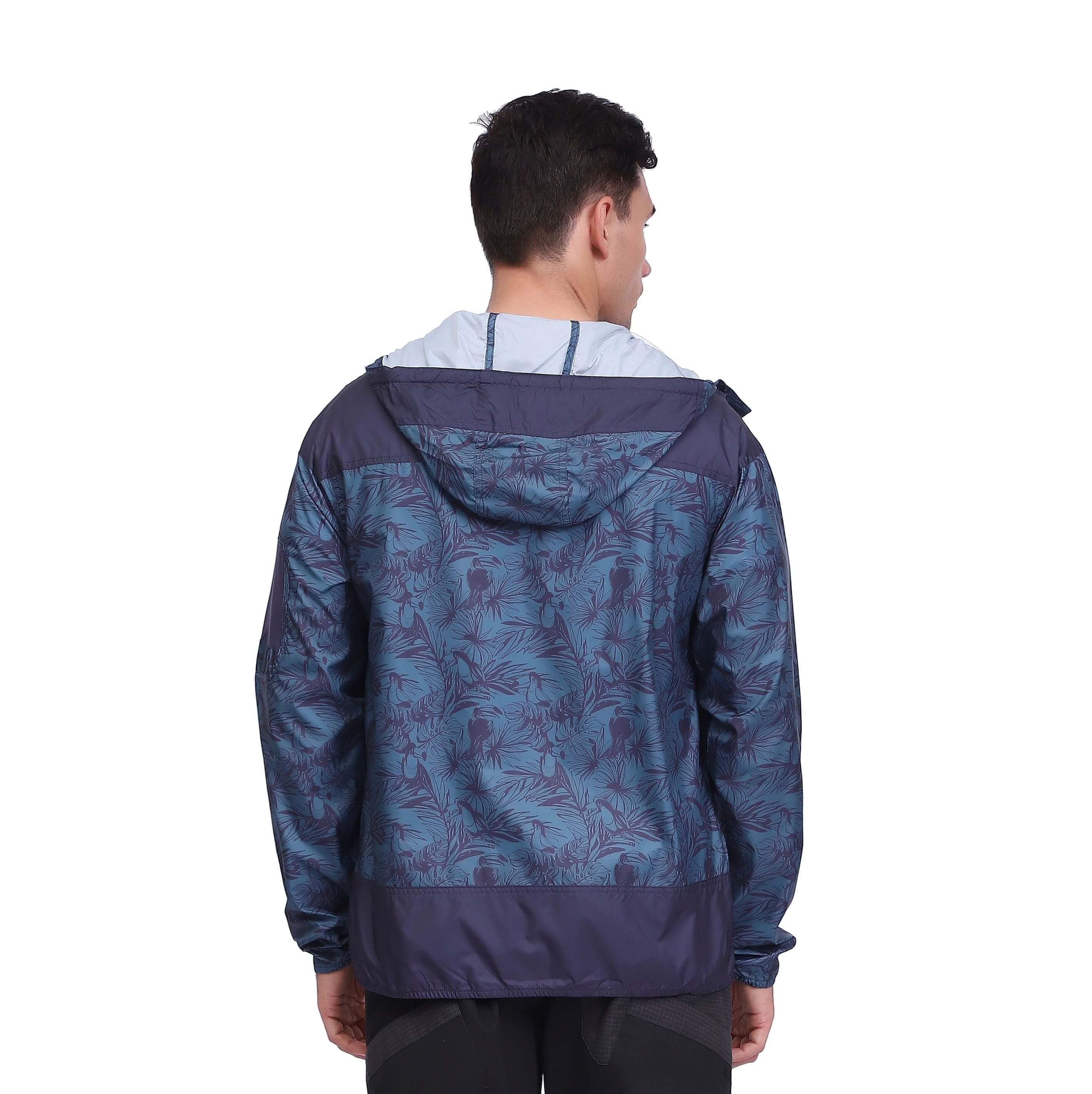 Men's Stylish Waterproof Pullover Camouflage Print Wind Jackets