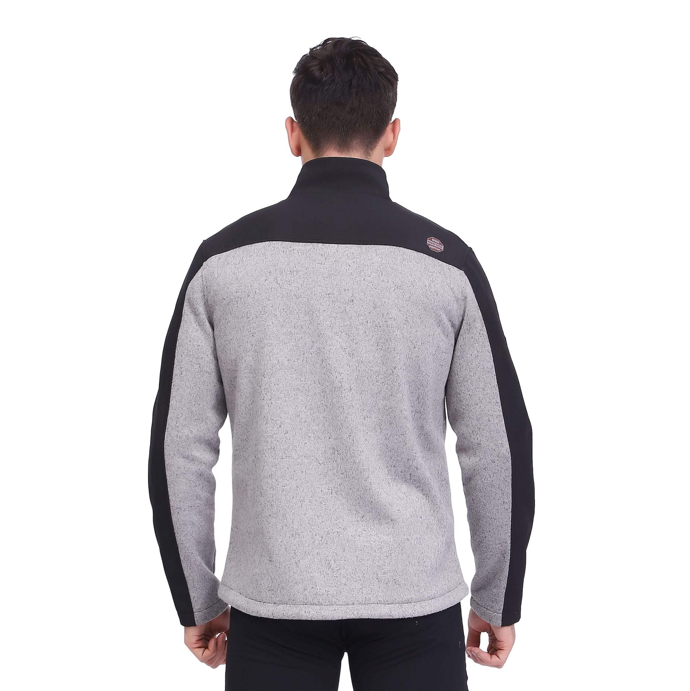 Men's Warm Up Thermal Softshell Windproof Sweatshirt Jacket
