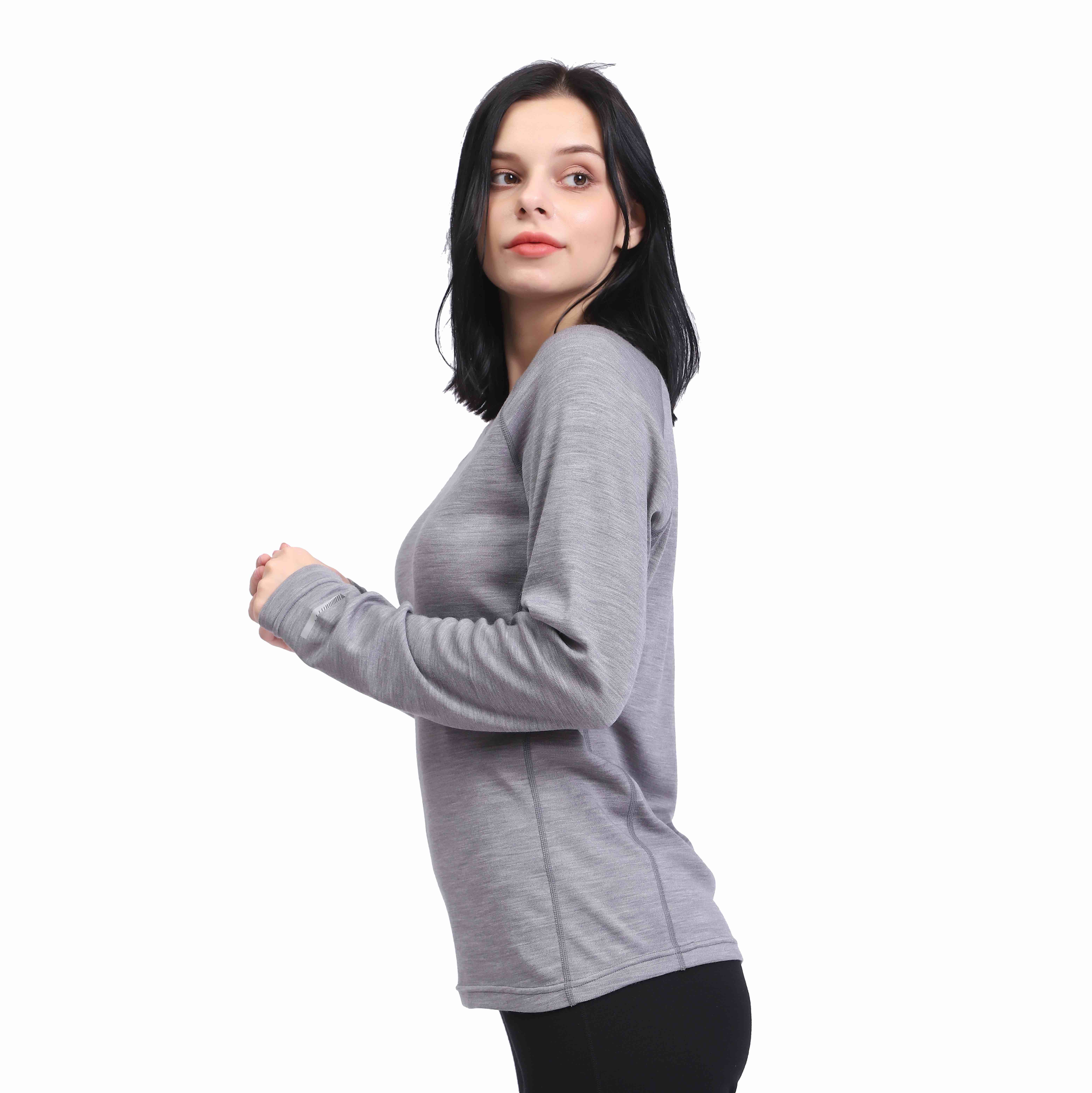 merino wool long sleeve undershirt