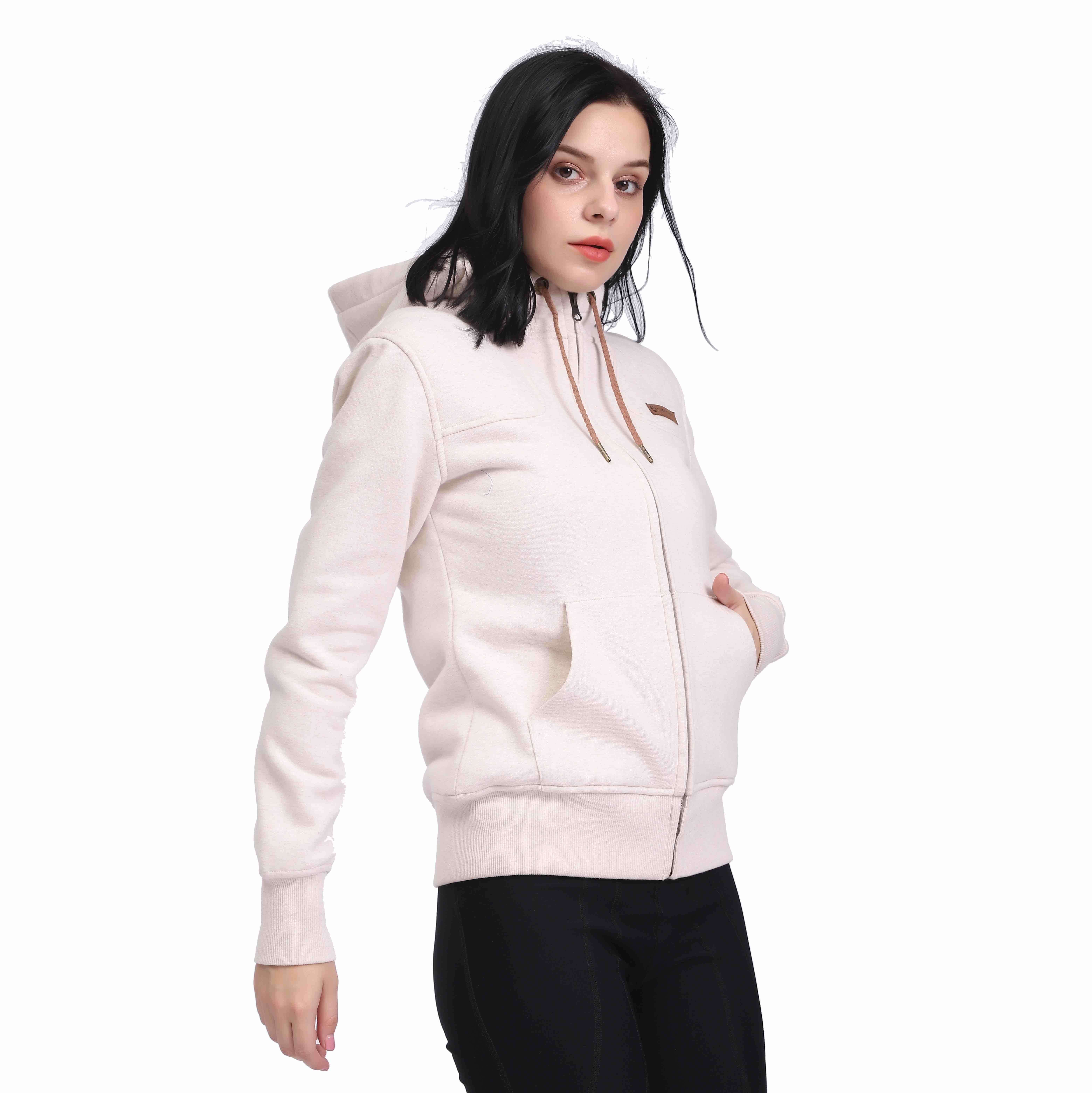 Women Sherpa Lined Zip Up Thermal Hoodie Sweatshirt from China manufacturer - Empirelion