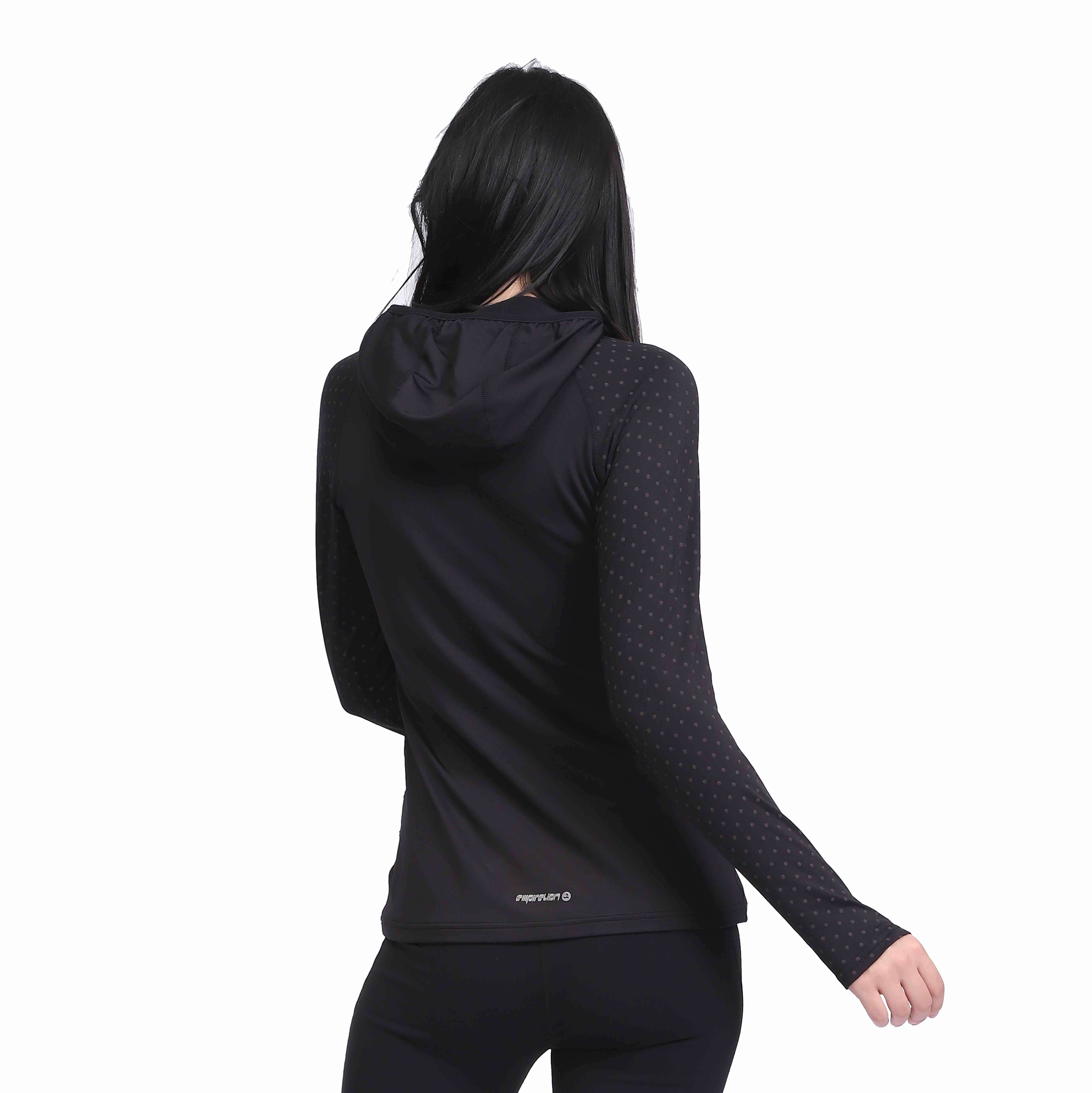 Thermal Underwear for Women Long Sleeve Hoodie Fleece Lined 
