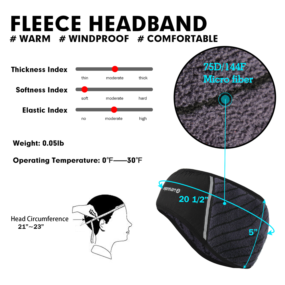 Luxurious Plush Soft Warm Fleece Headband